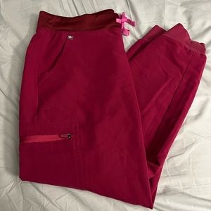 Magenta figs joggers